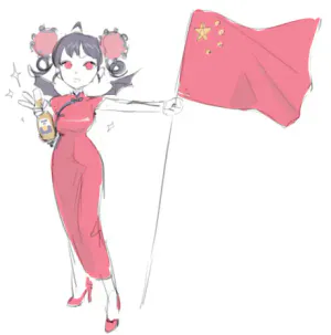 Corona-chan Debut Art