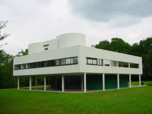 Villa Savoye Cloudy