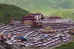 Dzogchen Monastery Aerial