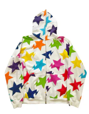 BAPE Star full zip star hoodie