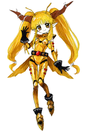 Golden scarab girl.webp