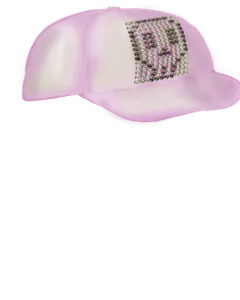 Rhinestone Skull Cap