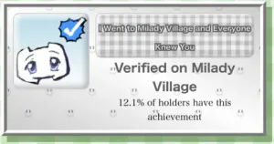 I Went to Milady Village and Everyone Knew You — Silver.